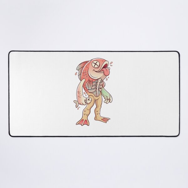 Item preview, Funny Zombie Fish Creature Cartoon designed and sold by Rupesh-Art26.