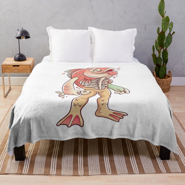 Item preview, Funny Zombie Fish Creature Cartoon designed and sold by Rupesh-Art26.