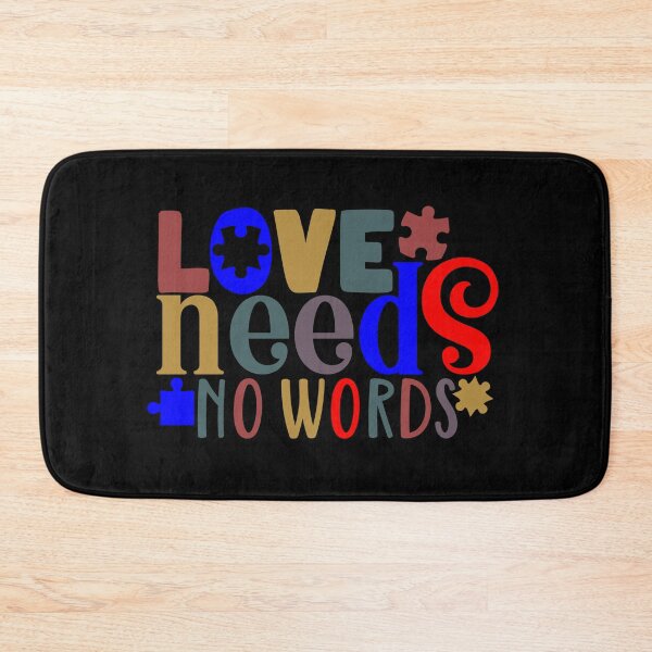 Item preview, Love Needs No Words designed and sold by tellit24seven.