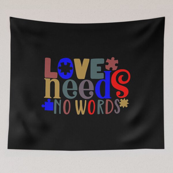 Item preview, Love Needs No Words designed and sold by tellit24seven.