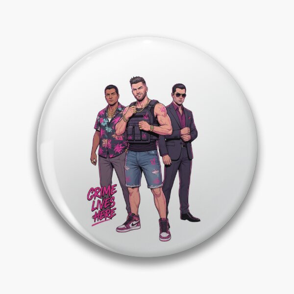 Item preview, Crime Lives Here Street Heist Gang Trio designed and sold by Alaric4you.