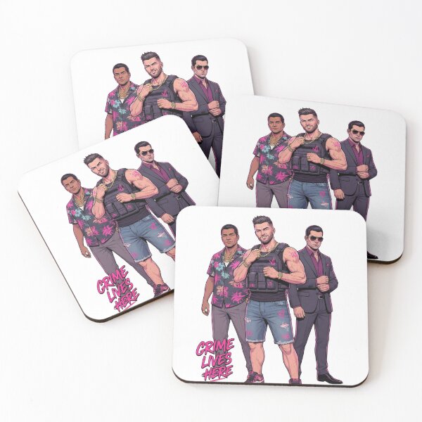 Item preview, Crime Lives Here Street Heist Gang Trio designed and sold by Alaric4you.