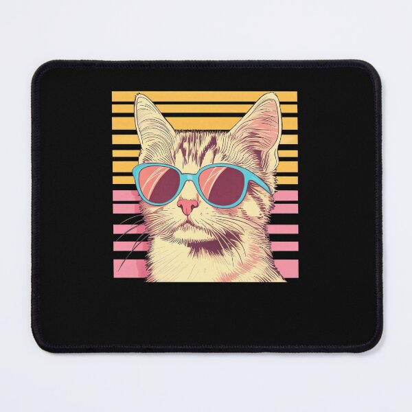 Item preview, Vintage Cat Wearing Sunglasses Retro designed and sold by ellapaintcoast.