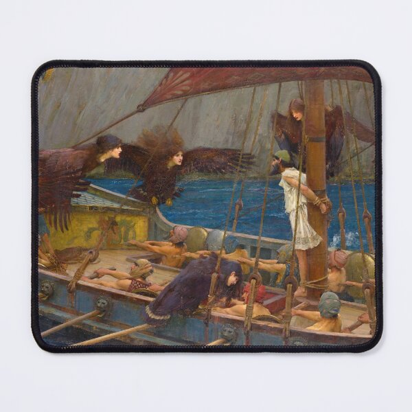 Item preview, Ulysses and the Sirens (1891) by John William designed and sold by EDDANI.