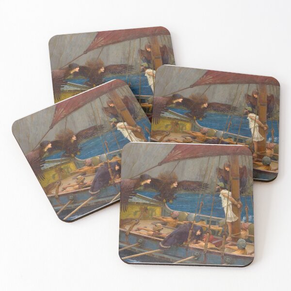 Item preview, Ulysses and the Sirens (1891) by John William designed and sold by EDDANI.