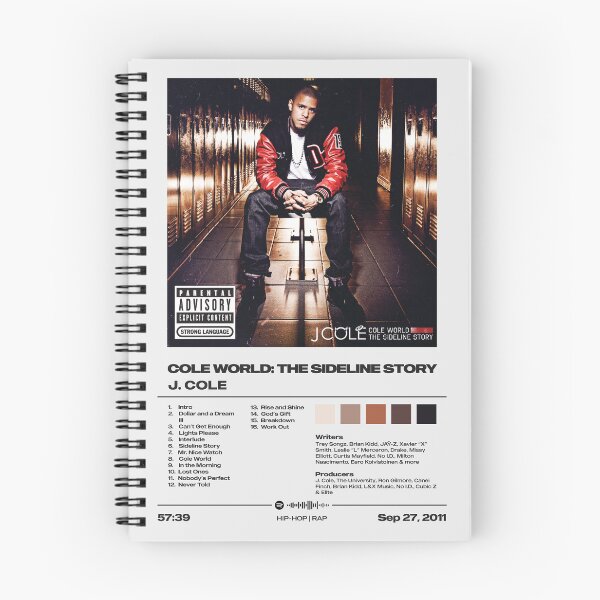 Item preview, Cole World: The Sideline Story by J. Cole Album Poster designed and sold by FourthWall Prints.