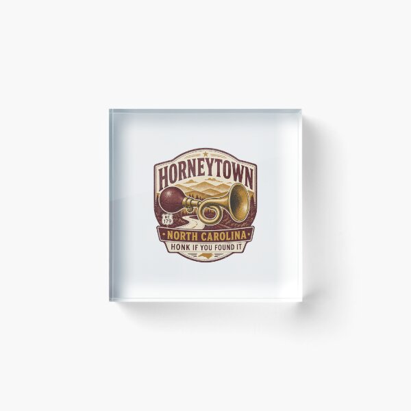 Item preview, Horneytown, North Carolina – Honk If You Found It Vintage Travel Design designed and sold by HROC.