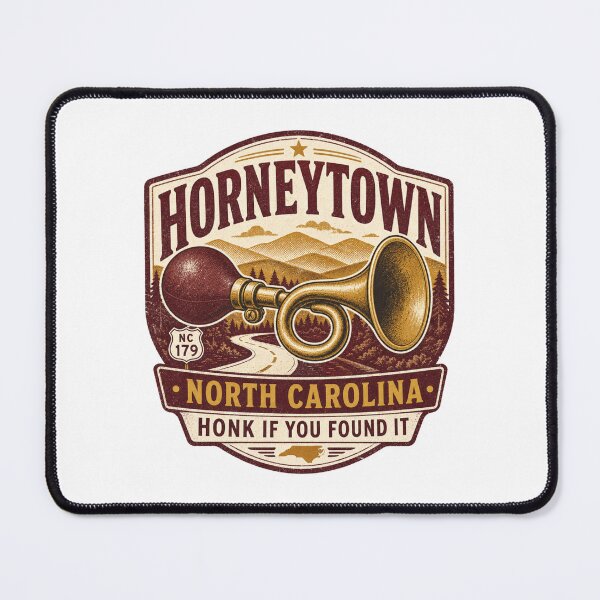 Item preview, Horneytown, North Carolina – Honk If You Found It Vintage Travel Design designed and sold by HROC.