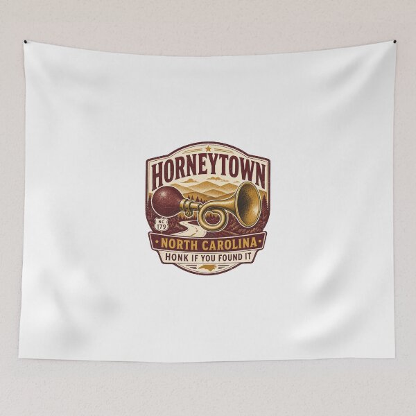Item preview, Horneytown, North Carolina – Honk If You Found It Vintage Travel Design designed and sold by HROC.