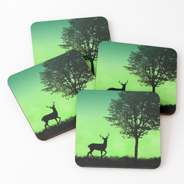 Item preview, Silent Night in the Wilderness – Moonlit Forest Landscape designed and sold by MKFDesigns.