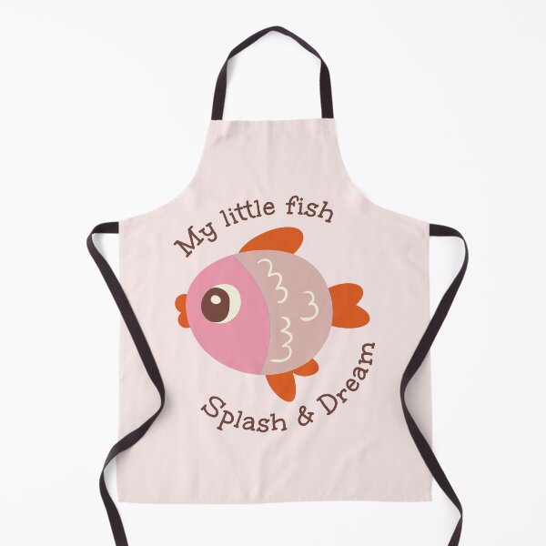 Item preview, My Little Fish - Cute Pink Fish Illustration designed and sold by Drawings Project.
