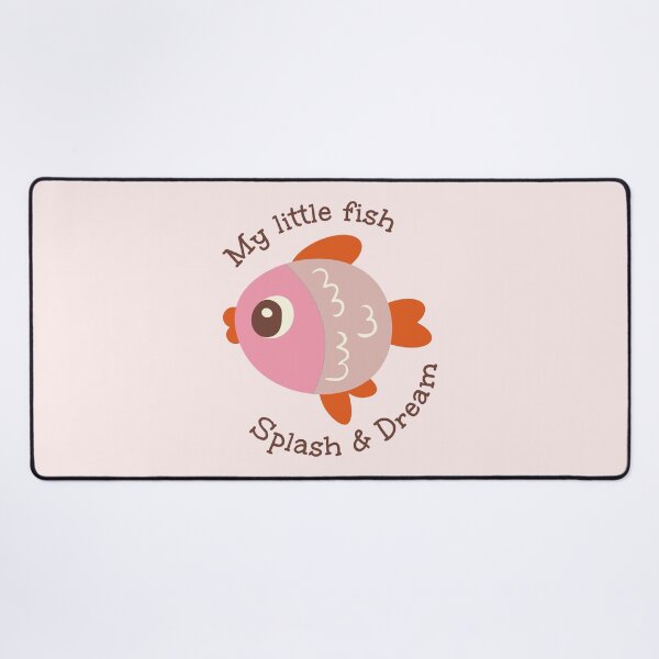 Item preview, My Little Fish - Cute Pink Fish Illustration designed and sold by Drawings Project.