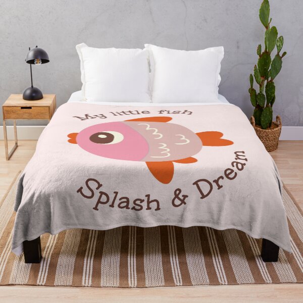 Item preview, My Little Fish - Cute Pink Fish Illustration designed and sold by Drawings Project.