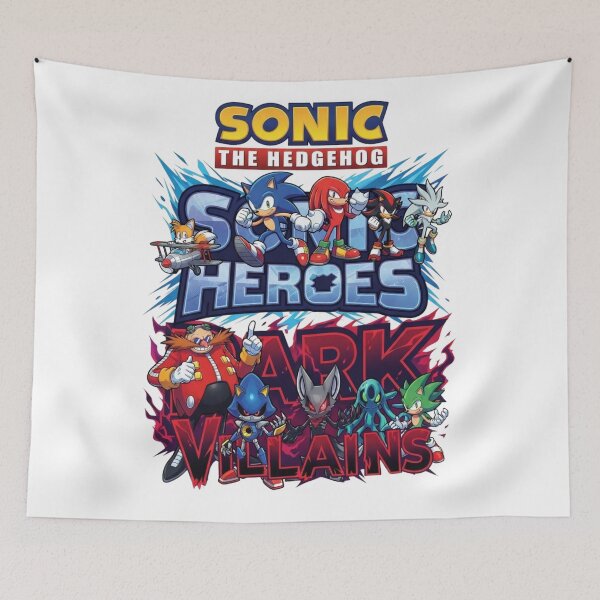 Item preview, Sonic Heroes And Villains Anime Gaming Squad designed and sold by Alaric4you.