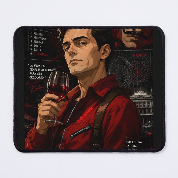 Item preview, Berlin Money Heist Movie Poster designed and sold by CrazyRedBubble1.