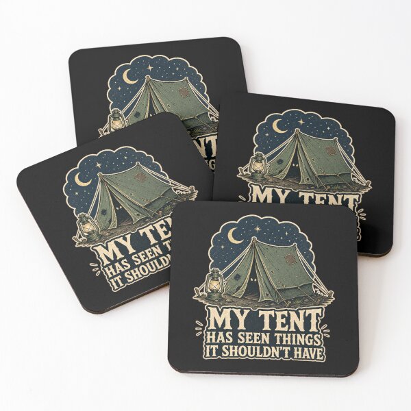 Item preview, My Tent Has Seen Things It Shouldn't Have Shirt, Funny Camping T-Shirt, Outdoor Humor Tee, Funny Camper Gift Shirt, Vintage Camping Graphic designed and sold by TshirtsLabs.