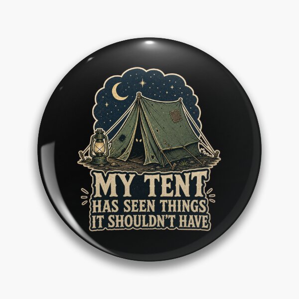 Item preview, My Tent Has Seen Things It Shouldn't Have Shirt, Funny Camping T-Shirt, Outdoor Humor Tee, Funny Camper Gift Shirt, Vintage Camping Graphic designed and sold by TshirtsLabs.