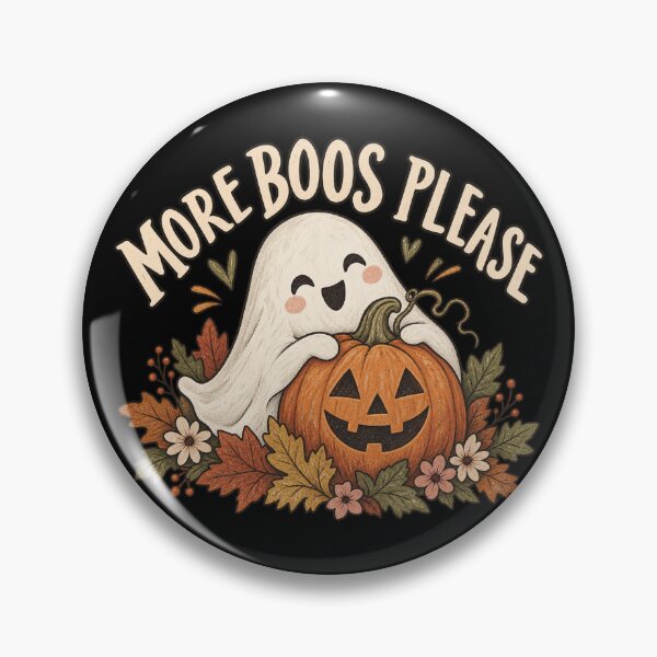 Item preview, More Boos Please Ghost and Pumpkin designed and sold by AMICO77.