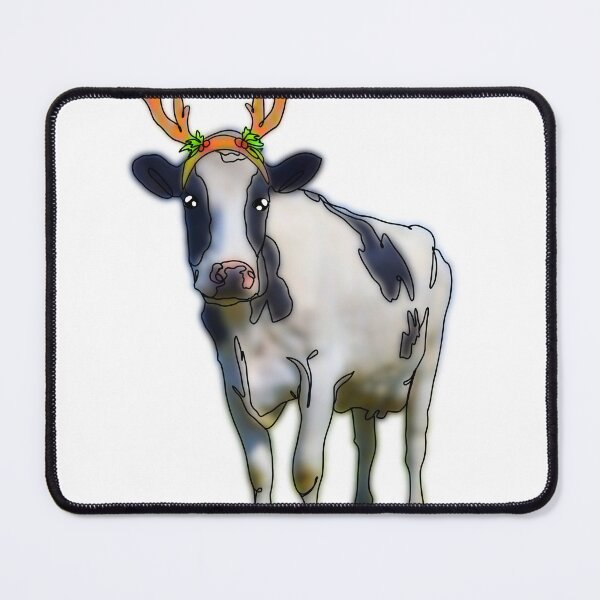 Item preview, Rupert the Cow wearing antler hat – animalzinhats designed and sold by Ashley’sAnimalz.
