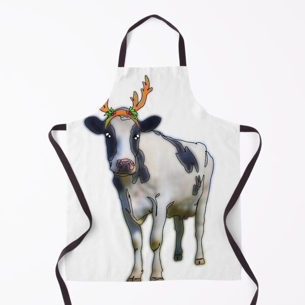 Item preview, Rupert the Cow wearing antler hat – animalzinhats designed and sold by Ashley’sAnimalz.