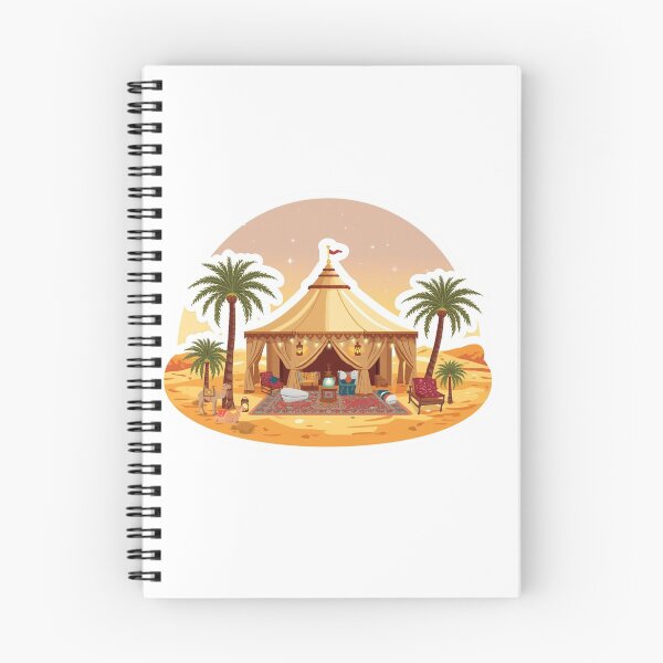 Item preview, Luxury Desert Tent with Palm Trees & Camels | Arabian Desert Glamping Art designed and sold by Pandey14.
