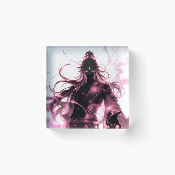 Item preview, Mystical Pink Shadow Warrior – Ethereal Fantasy Anime Style designed and sold by Dyan4.