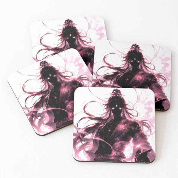 Item preview, Mystical Pink Shadow Warrior – Ethereal Fantasy Anime Style designed and sold by Dyan4.