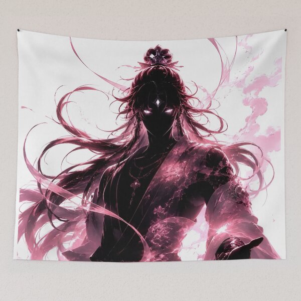 Item preview, Mystical Pink Shadow Warrior – Ethereal Fantasy Anime Style designed and sold by Dyan4.