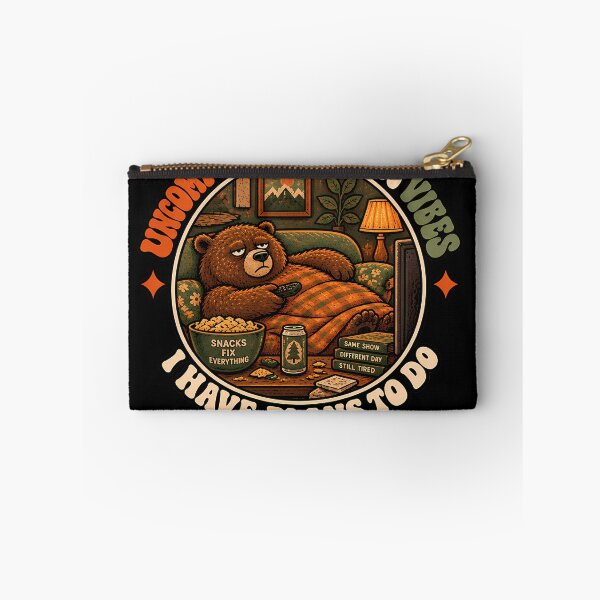 Item preview, Uncomfortably Specific Vibes Bear Meme Retro Graphic designed and sold by UncomfortablySpecific.