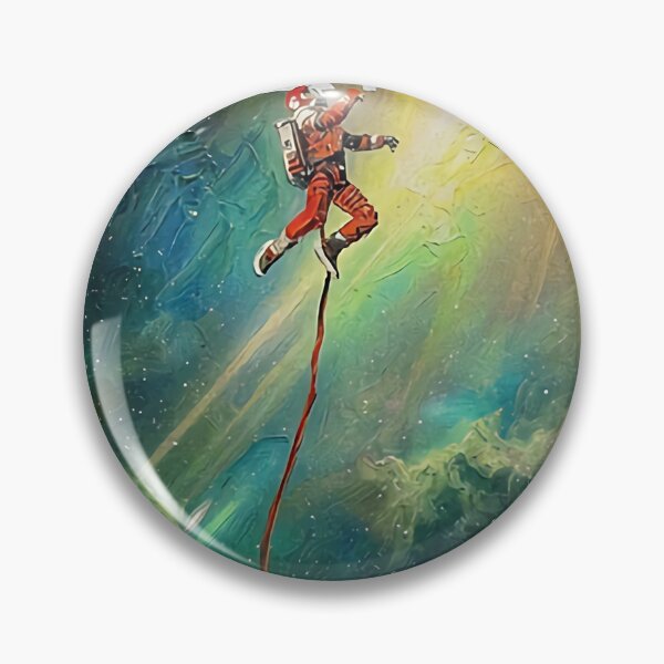 Item preview, Astronaut Floating in Cosmic Scene designed and sold by howardctrotter.
