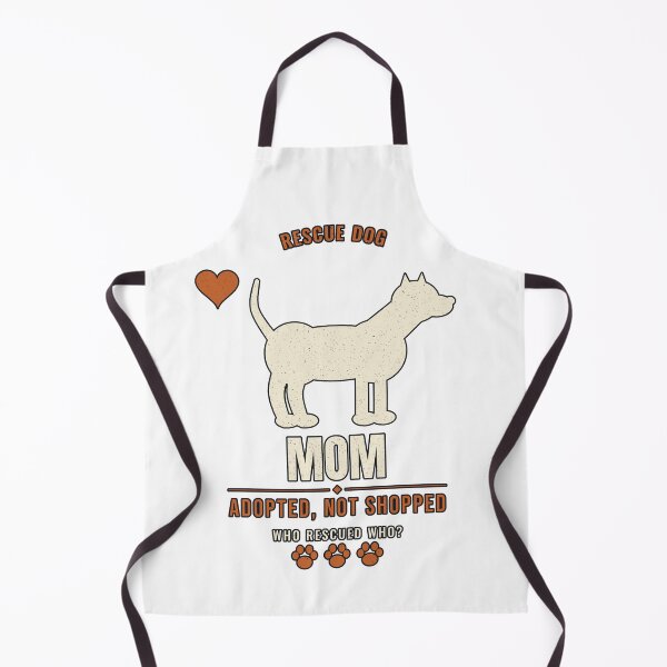 Item preview, Rescue Dog Mom Adopted Not Shopped designed and sold by PeaksAndPrints.