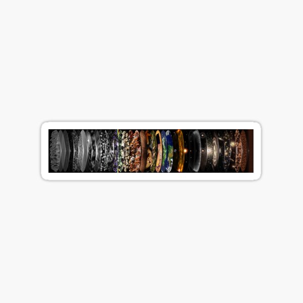 Item preview, Orders of Magnitude 2018 (horizontal layout with no annotations) designed and sold by Pablo Carlos Budassi.