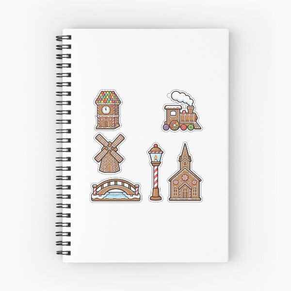 Item preview, Gingerbread Town Christmas Sticker Pack - Candy Architecture Favorites designed and sold by SimpleP.