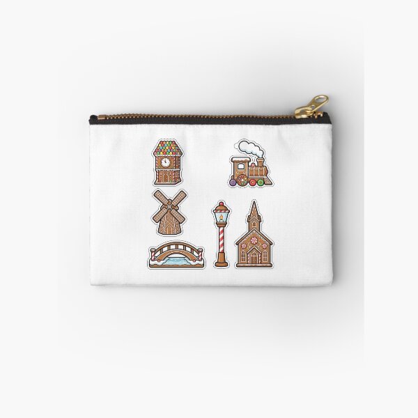 Item preview, Gingerbread Town Christmas Sticker Pack - Candy Architecture Favorites designed and sold by SimpleP.
