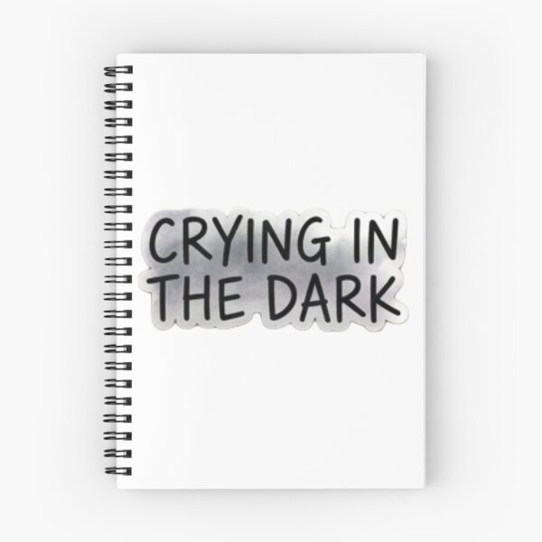 Item preview, White and Black cloud Grey line with "Crying In The Dark" designed and sold by littleearty.