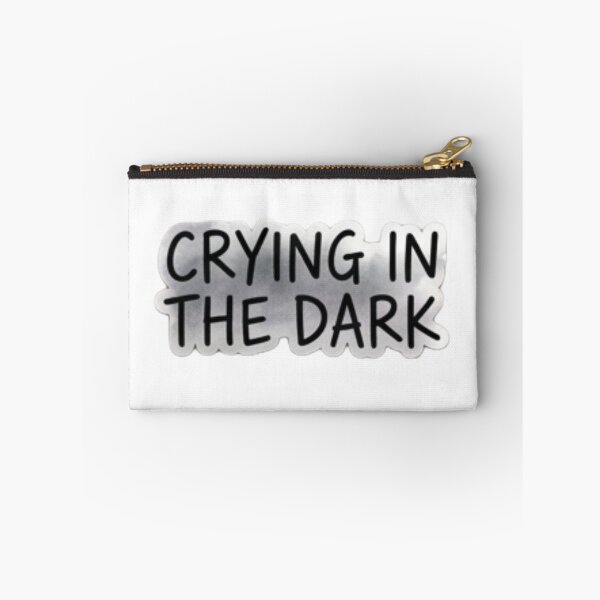 Item preview, White and Black cloud Grey line with "Crying In The Dark" designed and sold by littleearty.