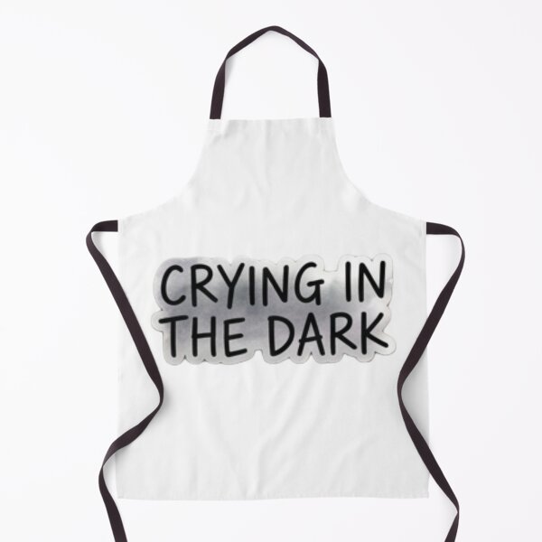 Item preview, White and Black cloud Grey line with "Crying In The Dark" designed and sold by littleearty.