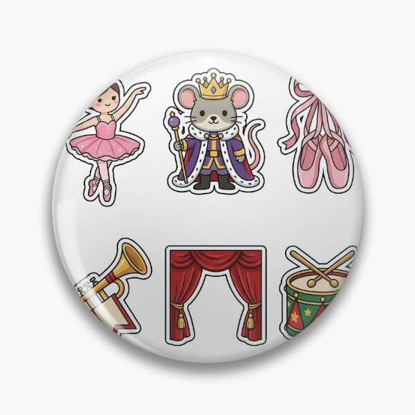 Item preview, Nutcracker Ballet Christmas Sticker Pack - Theater Fantasy Edition designed and sold by SimpleP.