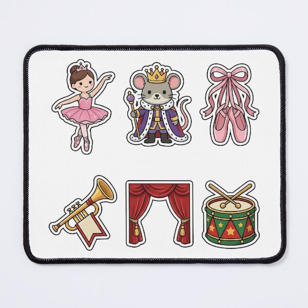 Item preview, Nutcracker Ballet Christmas Sticker Pack - Theater Fantasy Edition designed and sold by SimpleP.