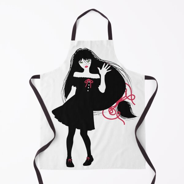 Item preview, Gothic girl in a black dress with long red hair designed and sold by Keltoi-art.