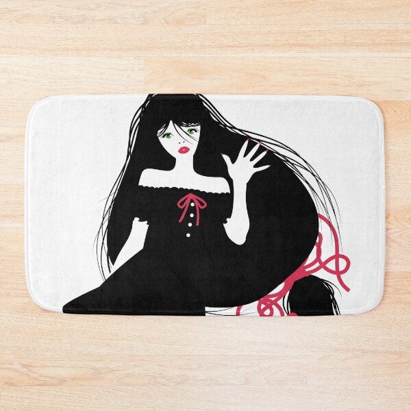 Item preview, Gothic girl in a black dress with long red hair designed and sold by Keltoi-art.