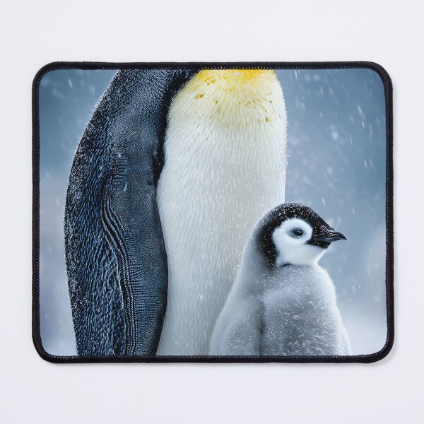 Item preview, Majestic Emperor Penguin with Adorable Chick designed and sold by Artessie.