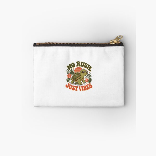 Item preview, No Rush Just Vibes – Funny Retro Turtle T-Shirt designed and sold by Small price.