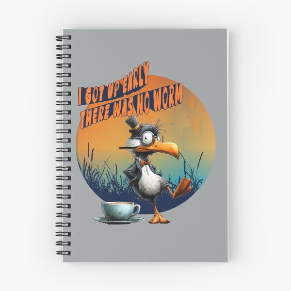 Item preview, I Got Up Early There Was No Worm – Eccentric Bird Morning Humor designed and sold by Szpaku desart .