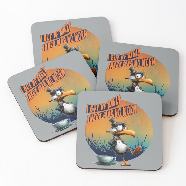 Item preview, I Got Up Early There Was No Worm – Eccentric Bird Morning Humor designed and sold by Szpaku desart .