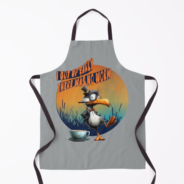 Item preview, I Got Up Early There Was No Worm – Eccentric Bird Morning Humor designed and sold by Szpaku desart .
