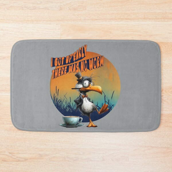 Item preview, I Got Up Early There Was No Worm – Eccentric Bird Morning Humor designed and sold by Szpaku desart .