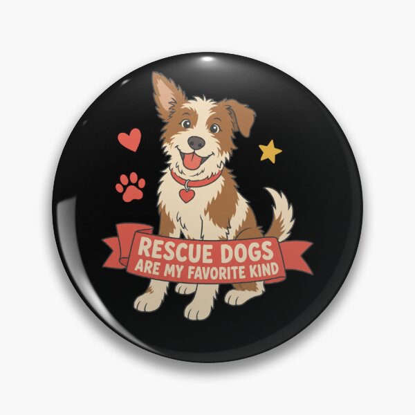Item preview, Rescue Dogs Are My Favorite Kind Cute Adopt Dog designed and sold by EpicInks24.