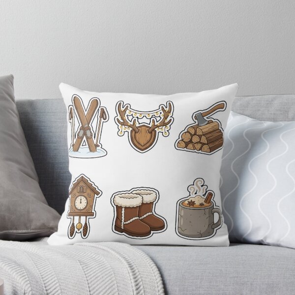 Item preview, Rustic Mountain Lodge Sticker Pack - Cabin Winter Favorites designed and sold by SimpleP.