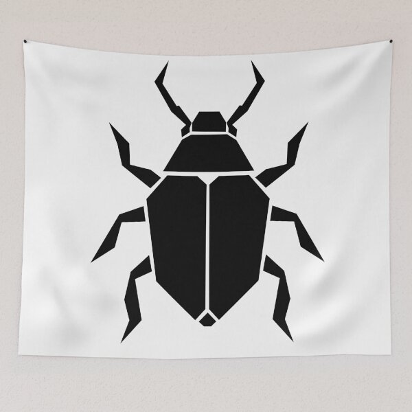 Item preview, Angular Geometric Black Beetle designed and sold by matybrak.